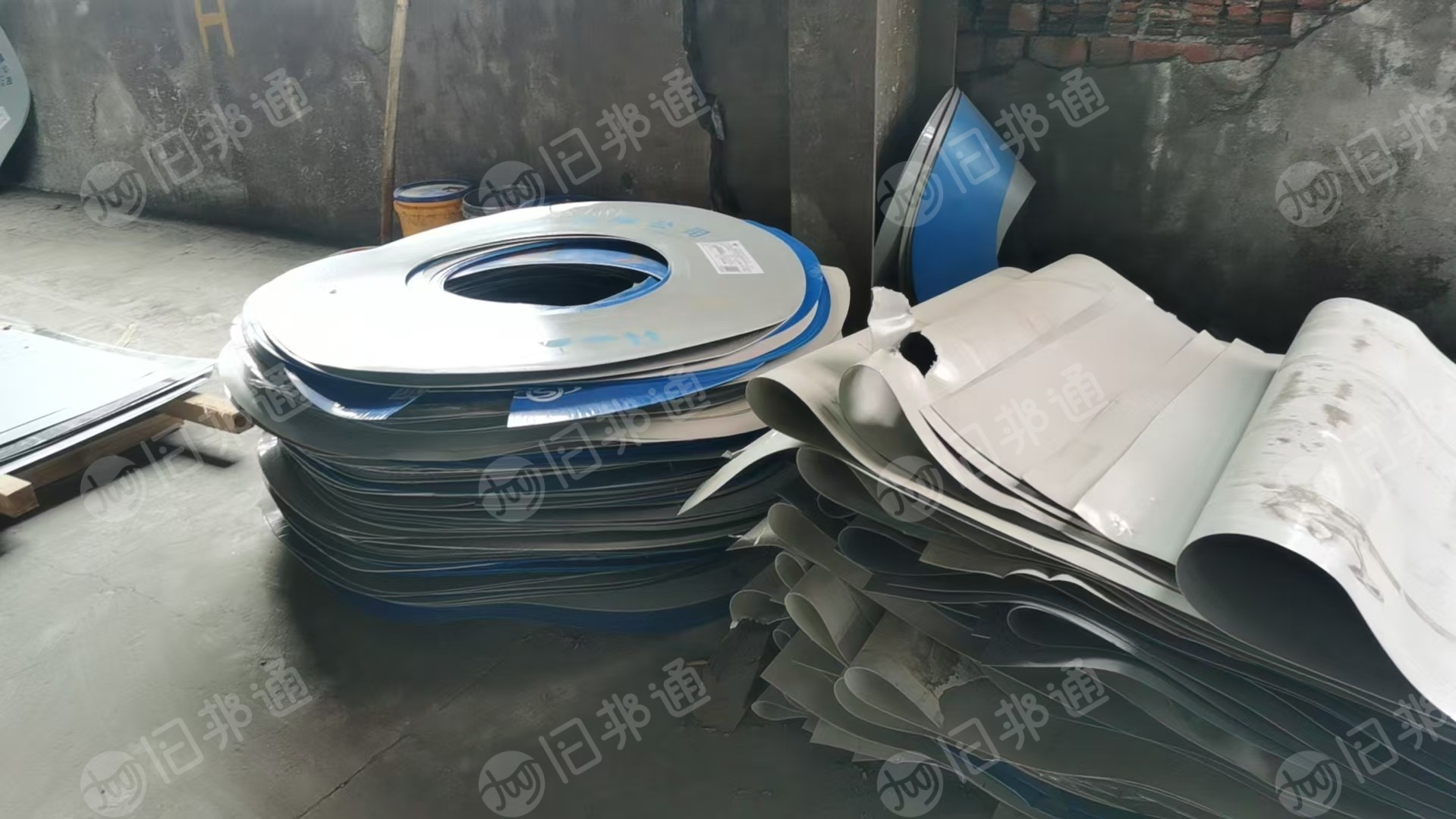 出售PE钢卷外包装皮毛料，月供百十吨