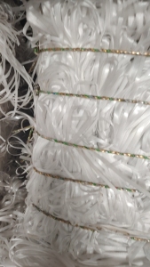 出售透明PP打包带毛料，现货10吨