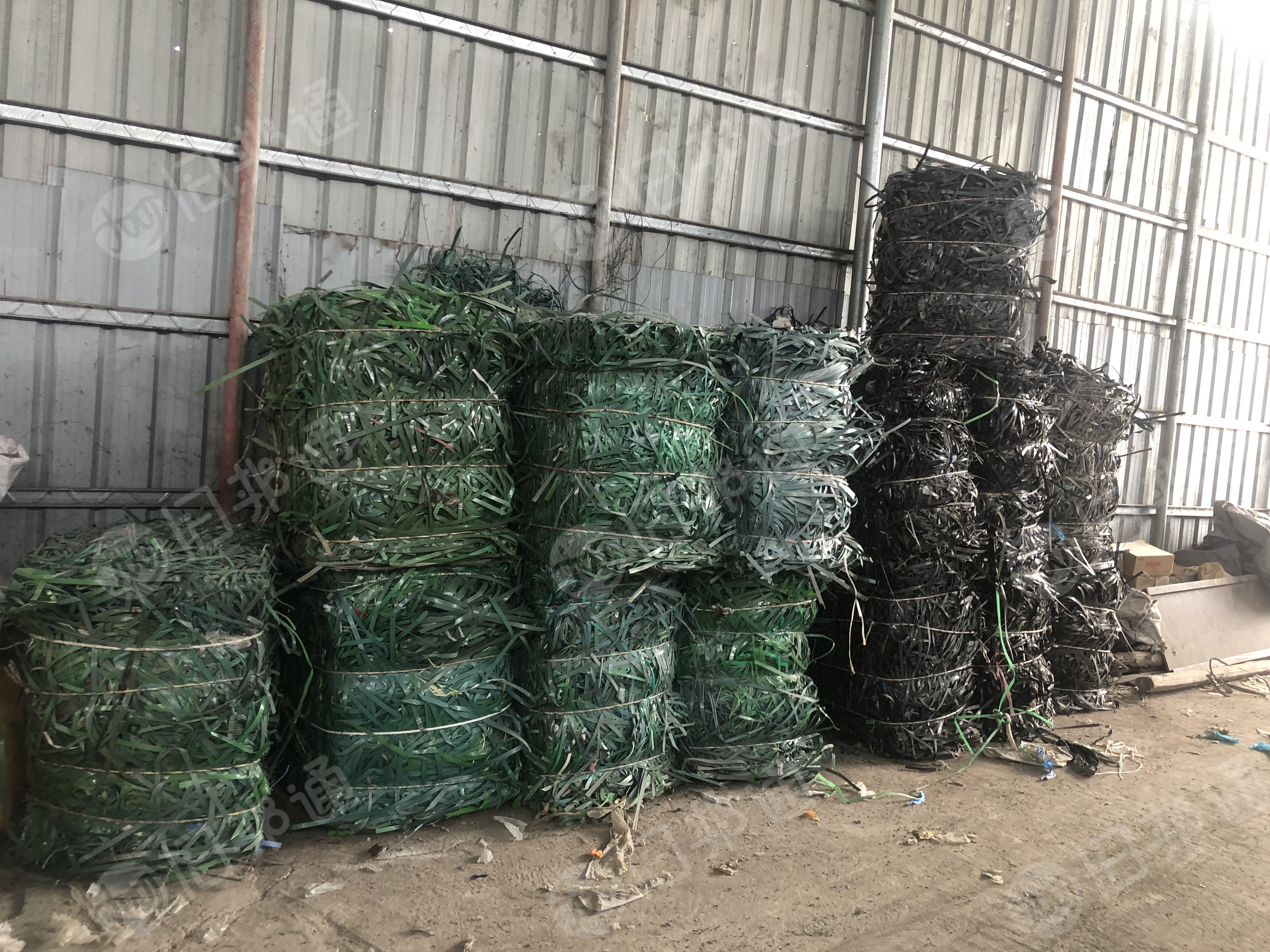 长期出售PET打包带毛料，绿色黑色都有
