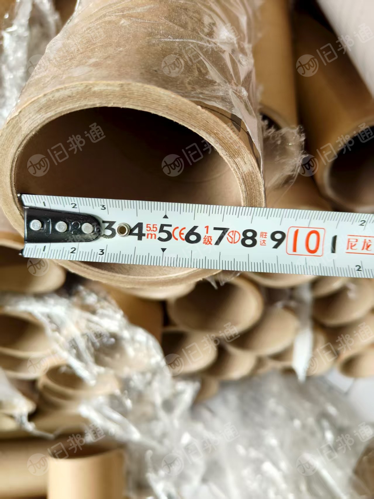 出售废旧纸管，内径7.6cm，厚度0.8cm，长度大部分几十公分，少部分一两米的