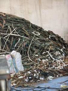 大量出售PVC电缆皮毛料