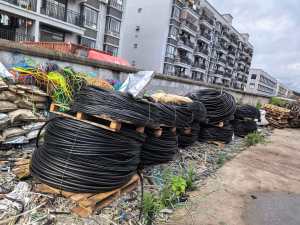 大量出售PVC电缆皮废料