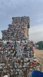 出售花聚酯压块，杂色聚酯压块