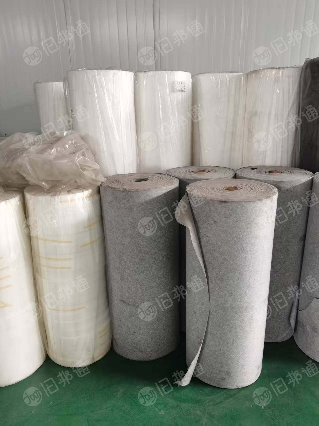 厂家搬厂处理涤纶无纺布边角料，丙纶无纺布，无纺布卷材，现货一二十吨