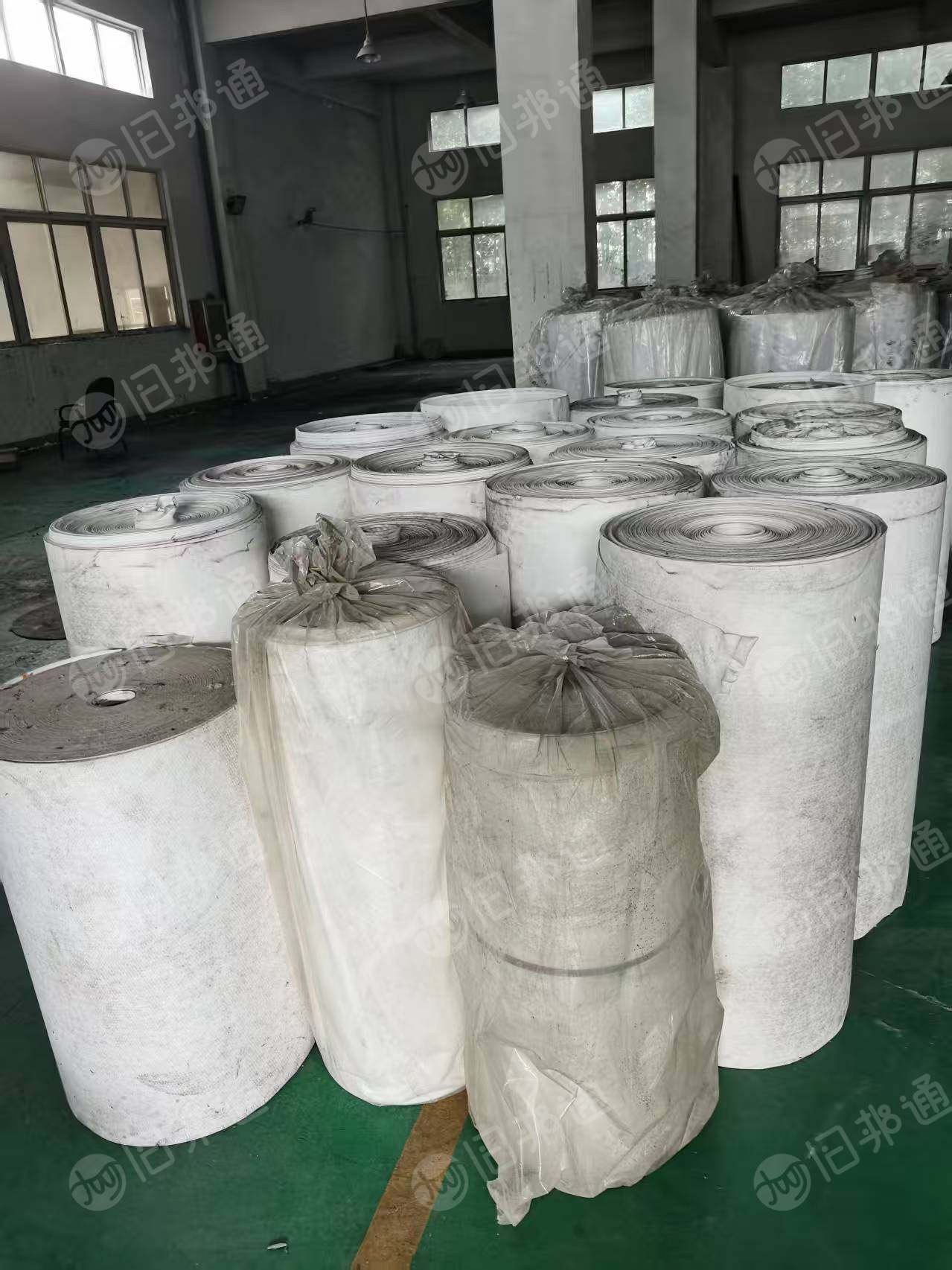 厂家搬厂处理涤纶无纺布边角料，丙纶无纺布，无纺布卷材，现货一二十吨