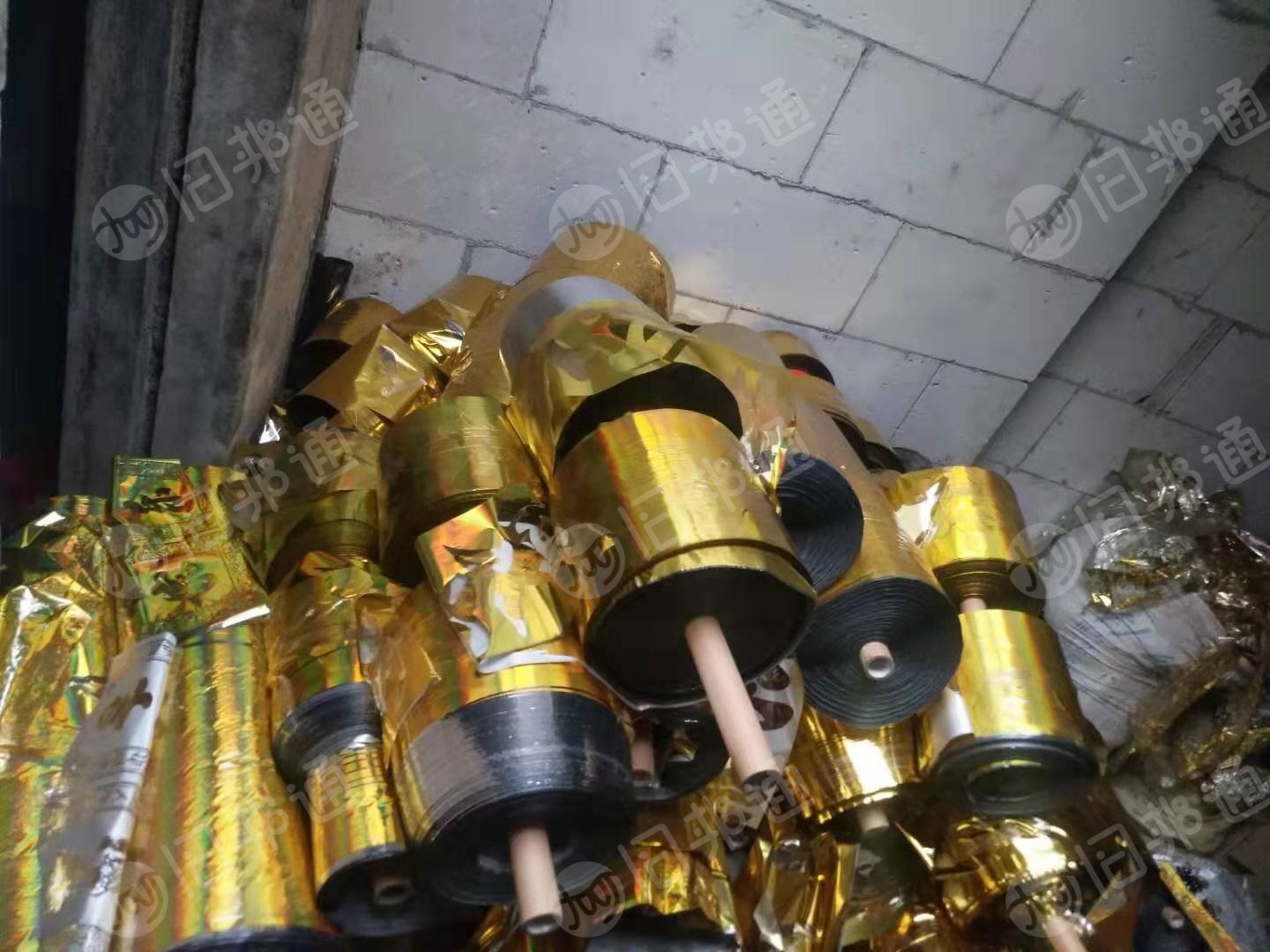 求购烫金膜,电化铝膜,烟包烫金纸废料,河北廊坊