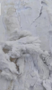 长期出售pvc吹出来的毛毛料，白色的无水份