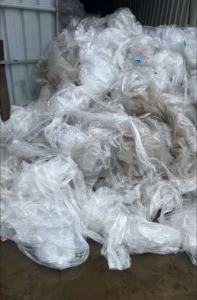 出售干造缠绕膜废料，工厂包装成品出柜割起来的，长期有货