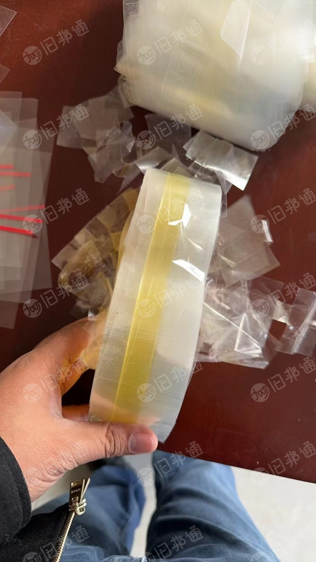 大量求购PET带胶卷膜，造粒用