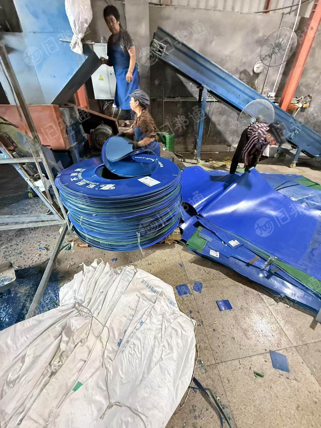 求购HDPE钢卷外包装皮破碎料，漂沉都可以，注塑用