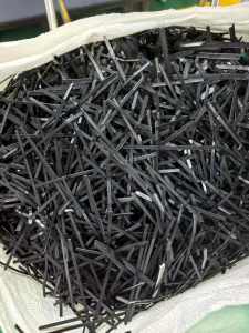 长期出售黑色尼龙扎带废料