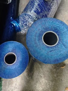 出售蓝色干造PE自粘膜