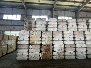 长期出售开松棉，烟熏跟水湿，现货24吨