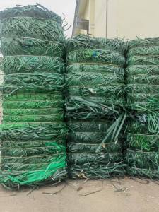 大量收购PET打包带毛料