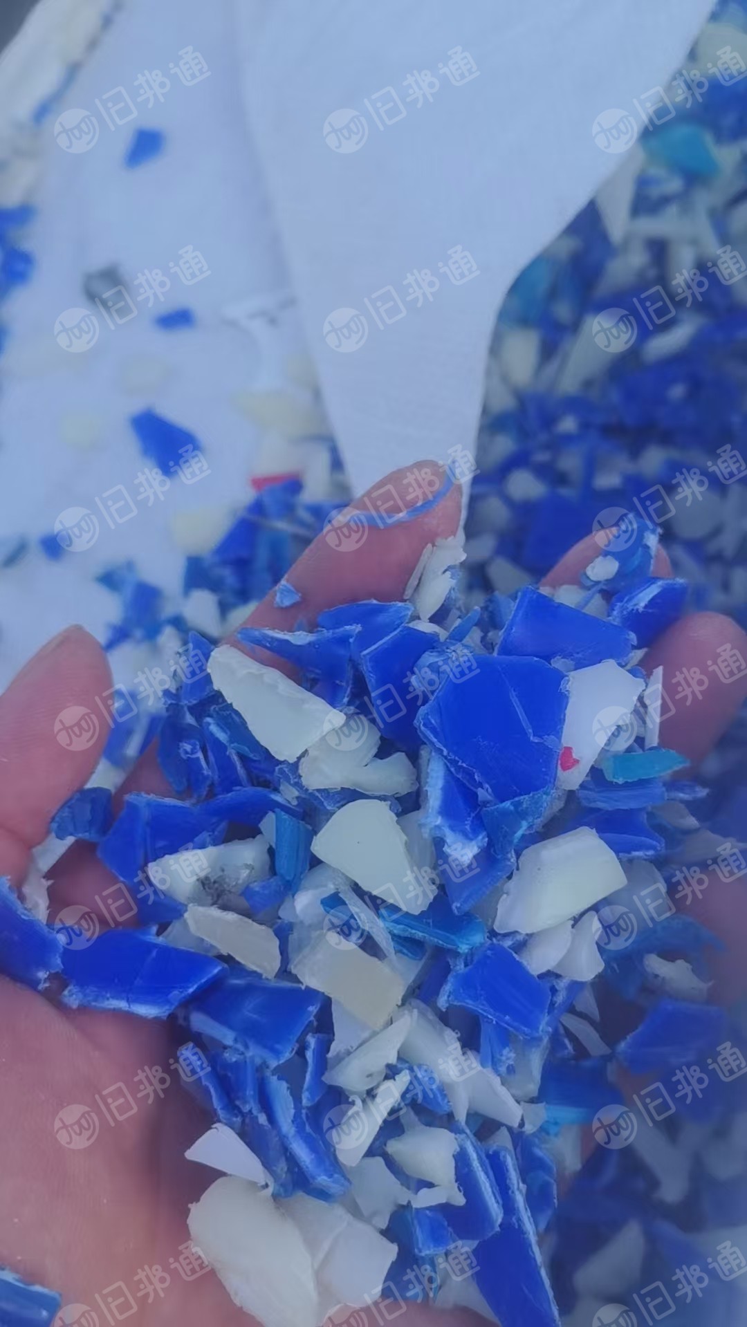 出售大小蓝桶破碎料，清洗甩干