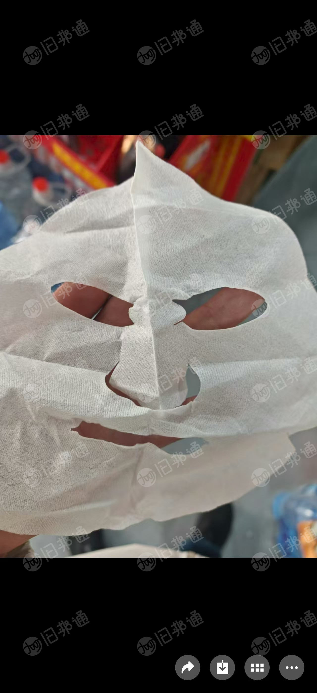 长期出售面膜边角料,无纺布边角料,纯棉无纺布,现货有7吨,货在湖南长沙