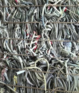 出售风电厂PVC钢丝管废料