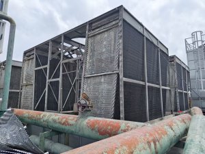 免费送PVC冷却塔填充料，现货13米一车装不完