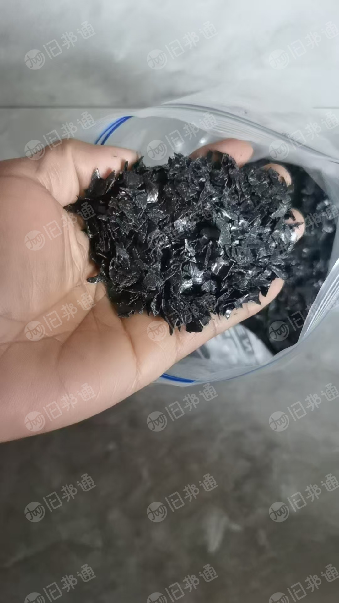 常年出售黑色PC吸塑盒破碎料，黑色阻燃PC破碎料