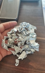 出售高铝塑膜废料，牛奶封口膜，含铝65-70，现货2吨，月供5吨