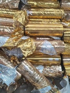 长期回收各种塑料卷膜,打绳用