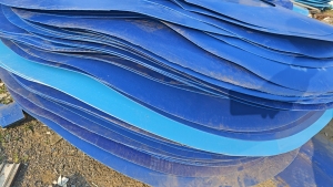 长期收货PE钢卷皮毛料