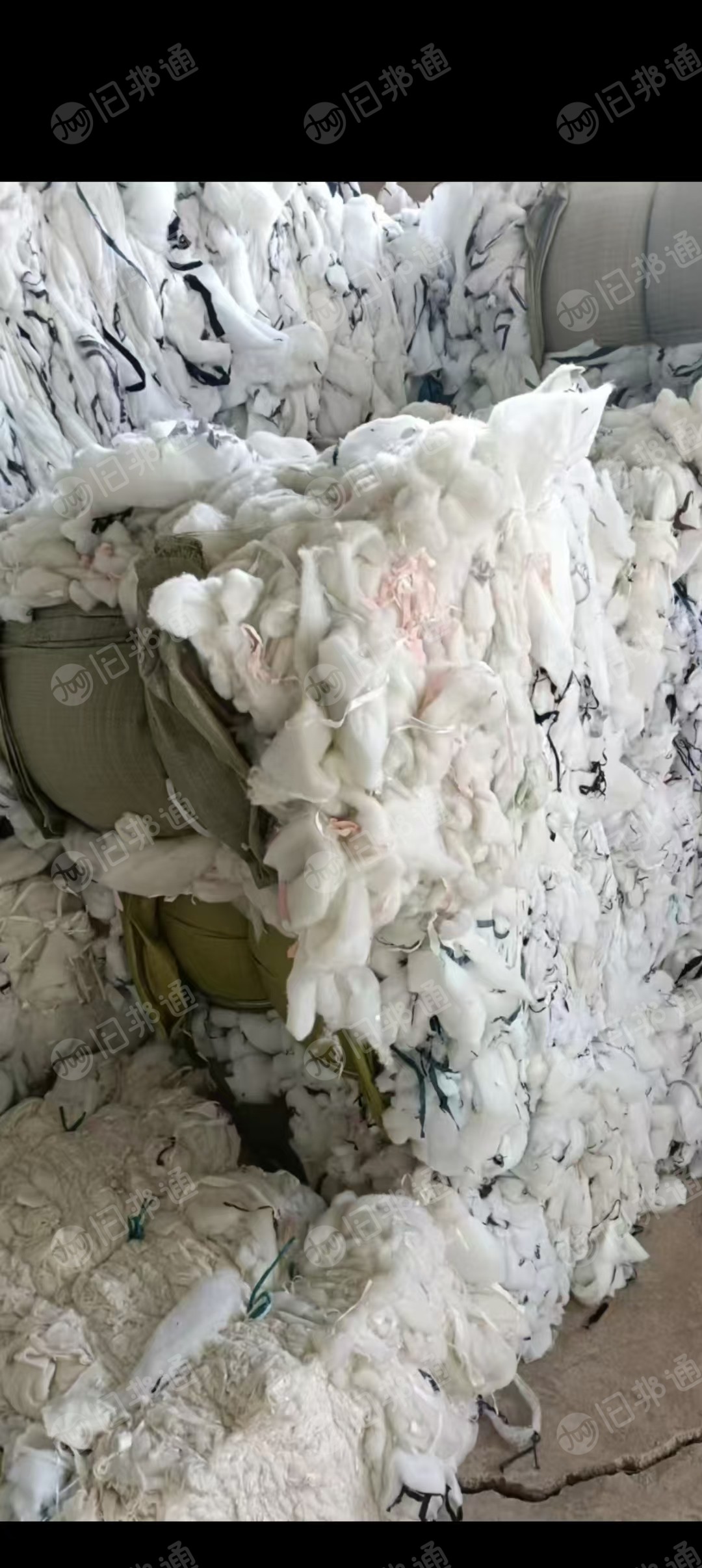 长期出售质量好的线头棉,里面带一些布条,可以做寿衣寿枕