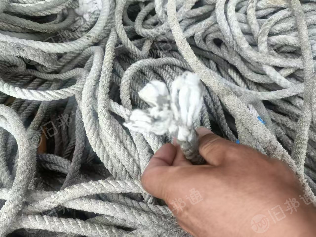 大量出售吊篮下来的绳子，缆绳，现货七八十吨