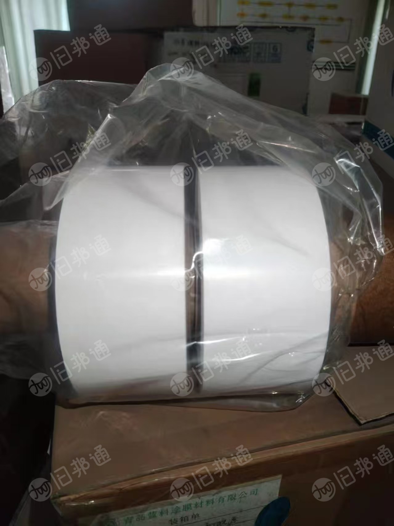 出售PP电池隔离膜毛料，基膜无涂层，带纸箱出，现货九米六一车
