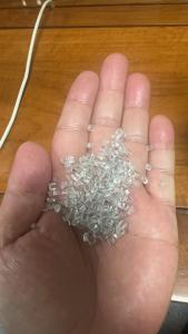 求购透明PET颗粒，矿泉水瓶颗粒，粘度0.65