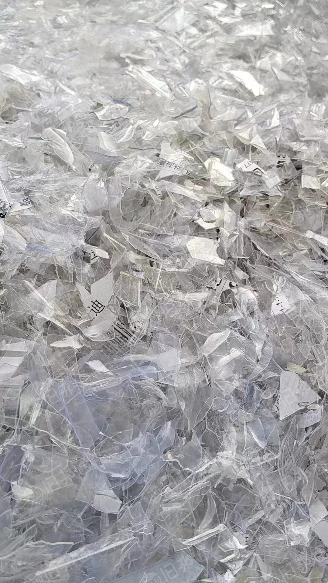 长期出售pet吸塑盒破碎料，含标签，现货够车发走