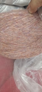 出售晴尼毛库存纱，七彩喷毛纱，现货2吨，在江苏无锡江阴