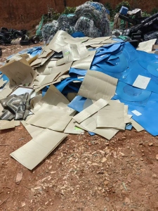 出售pe钢卷皮毛料，全漂的