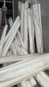 长期出售涤纶坯布，染厂下来的没用过的，现货有3吨左右，在浙江湖州