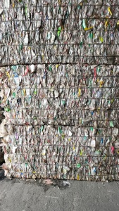 长期出售PP奶茶口杯砖压块，PP奶茶杯废料