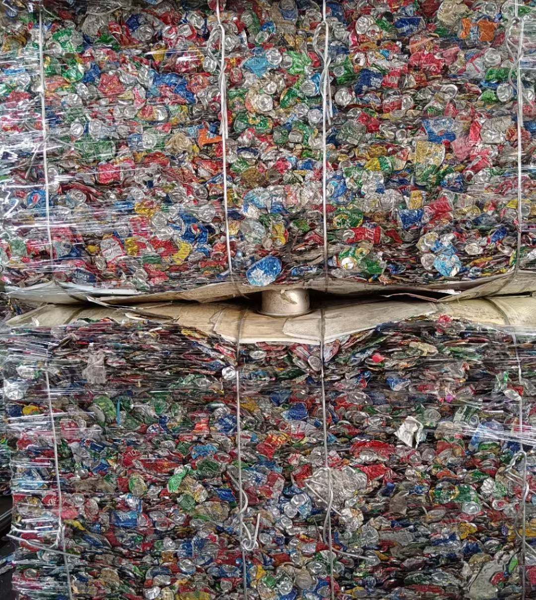 大量回收压扁铝易拉罐，自提现金