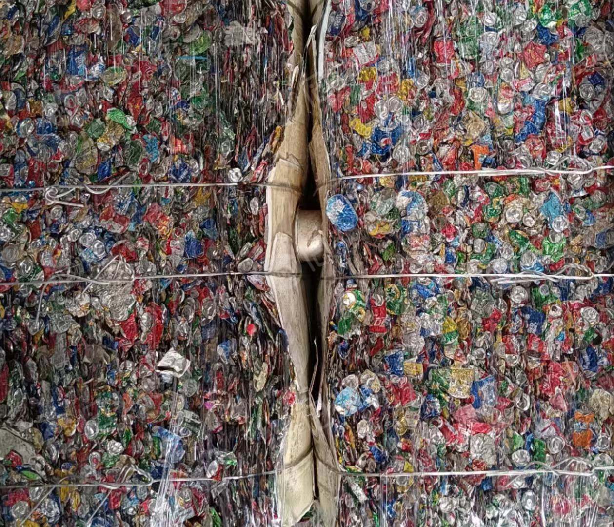 大量回收压扁铝易拉罐，自提现金