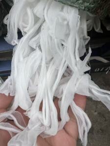 长期出售袜子下脚料,锦纶废料,白色居多,现货有20多吨,货在浙江余姚