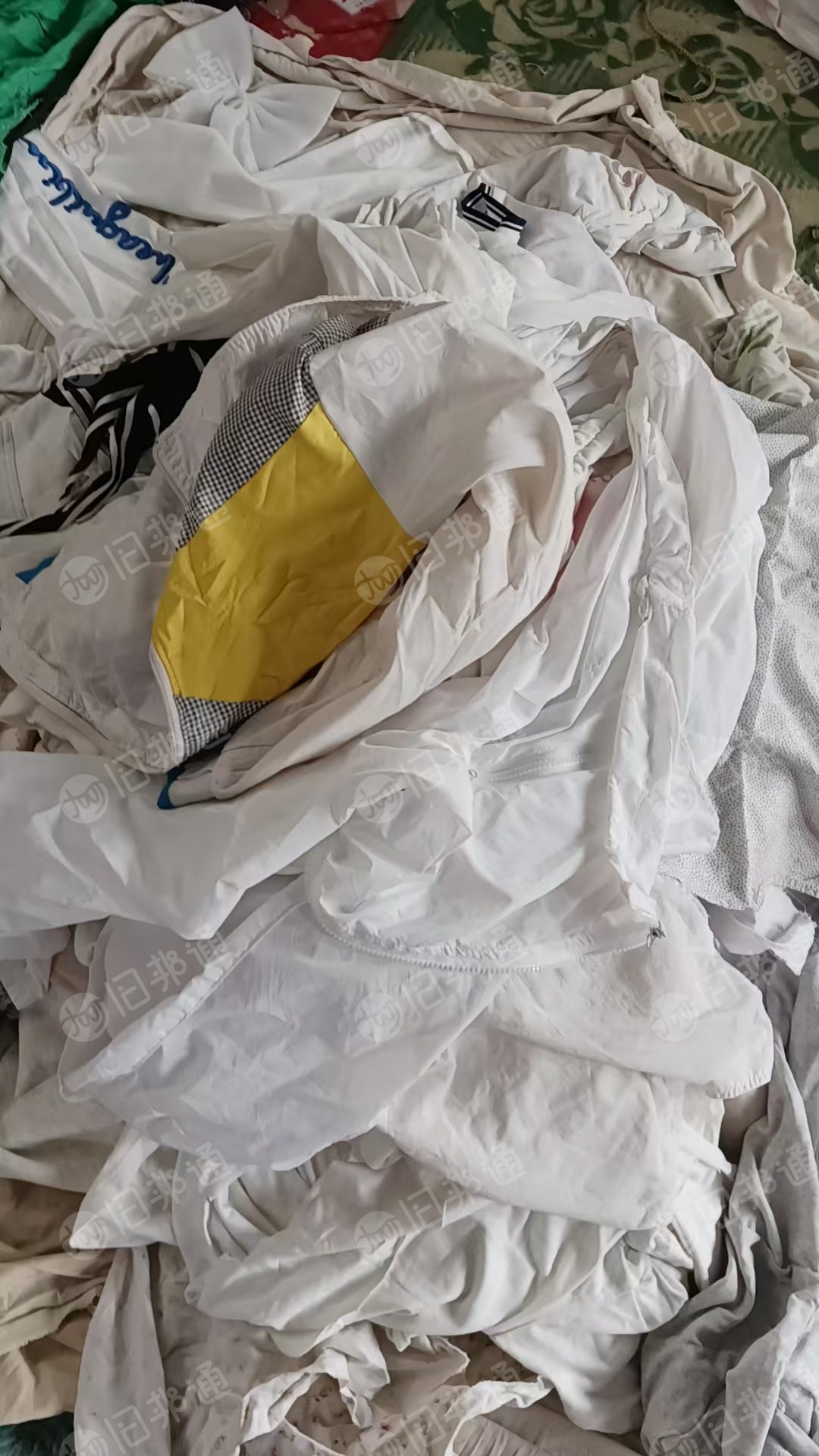 长期出售旧衣服大白，白料，月供6.8米一车，货在河北邢台