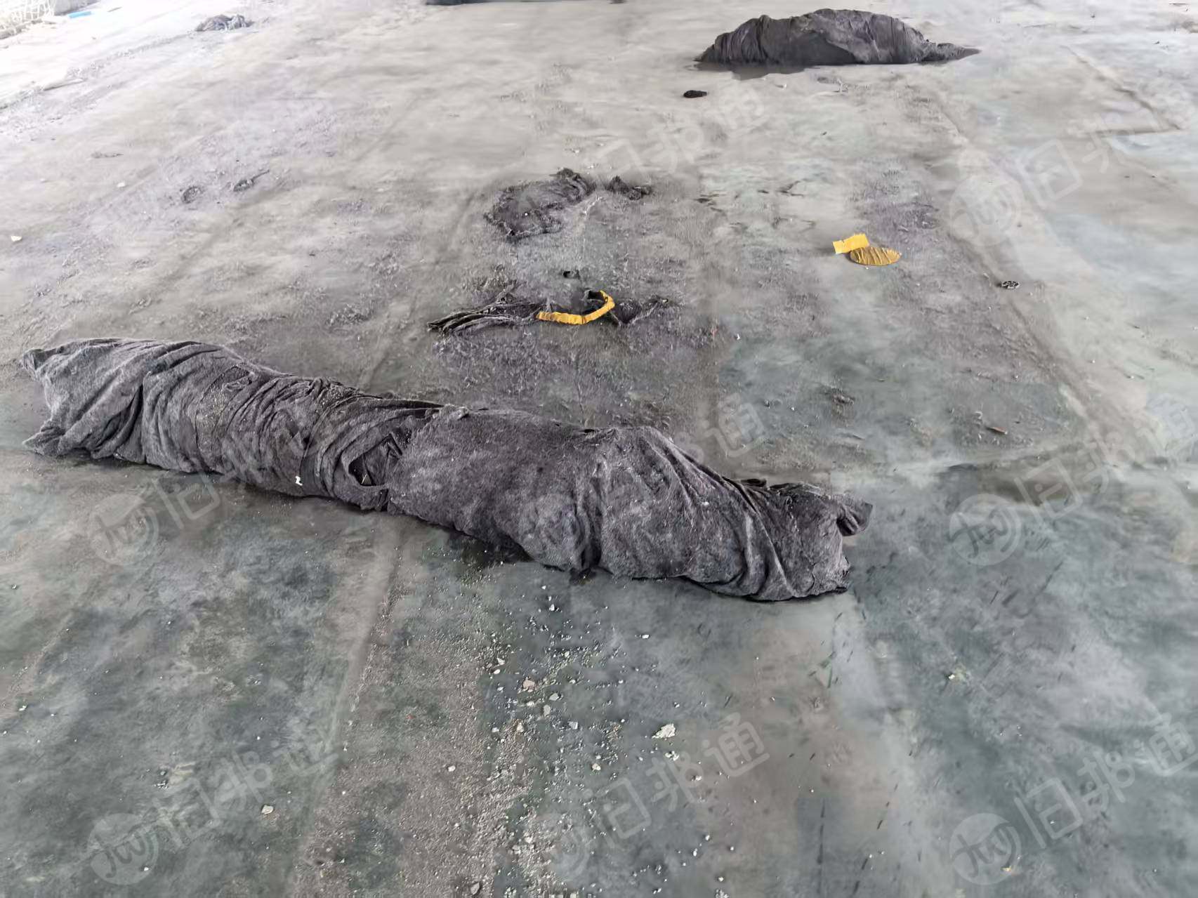 出售工地下来的土工布，二手土工布，现货9万平