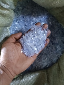 长期出售pvc吸塑盒破碎料 乳白色花料