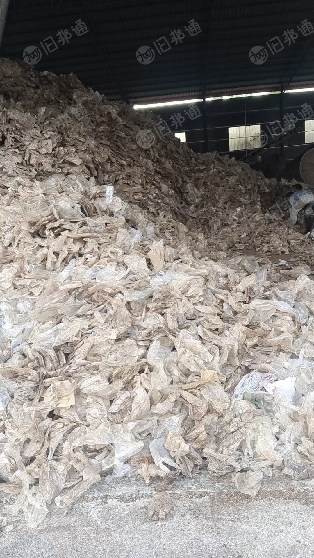 长期出售纯pp蘑菇袋废料，现货60吨