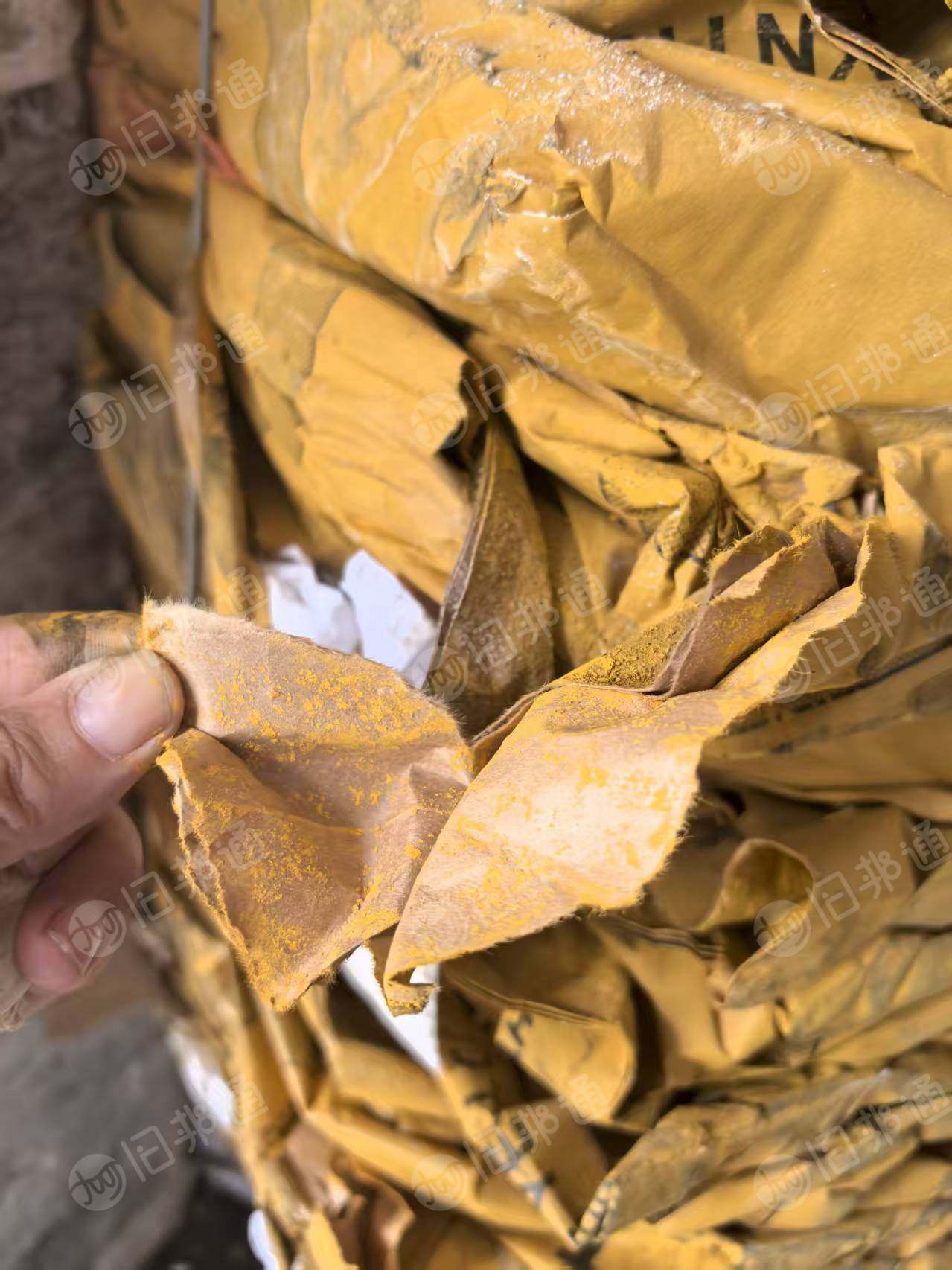 出售装颜料的纯牛皮纸袋废料