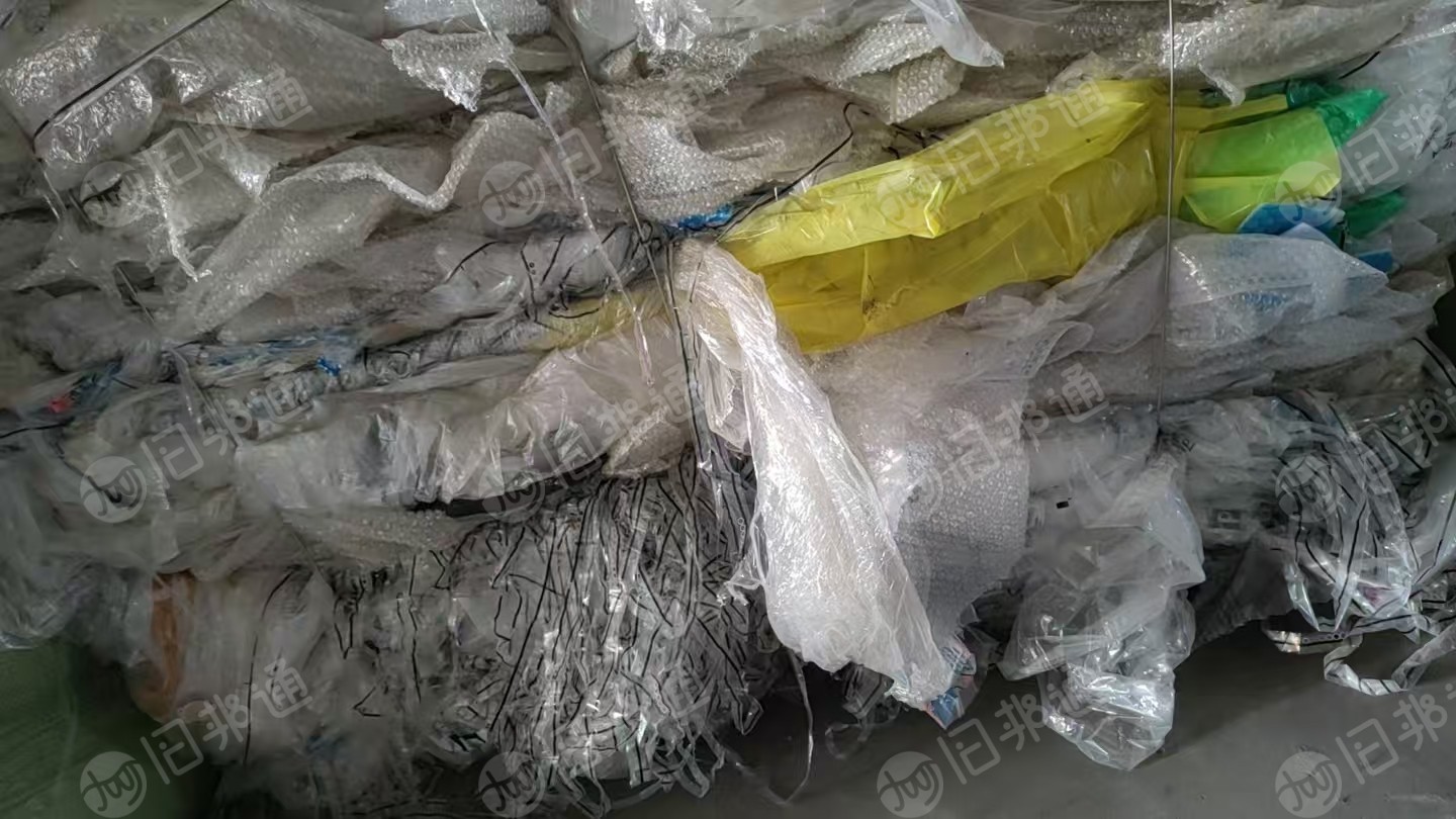 长期出售干造高压PE花膜废料,现货有八九吨,货在浙江台州