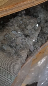 出售pet吸塑片破碎料，月供200吨