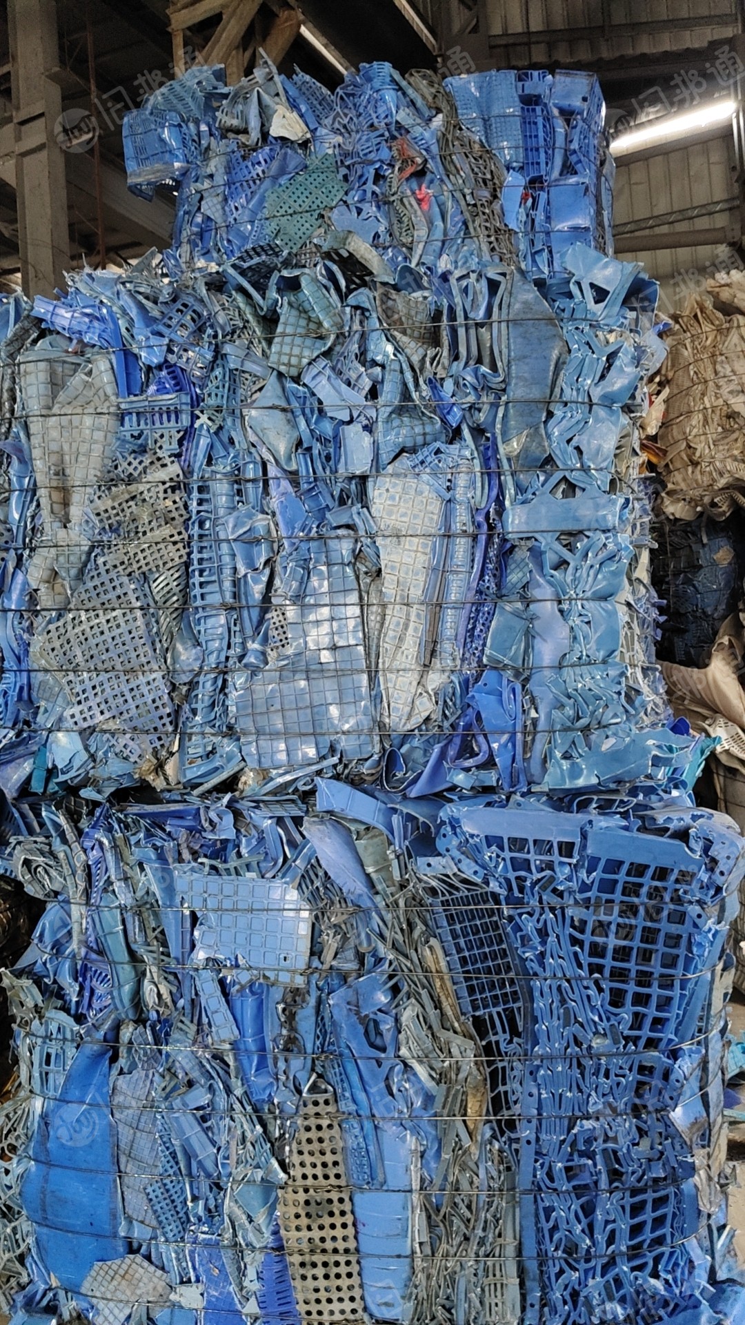 出售低压托盘毛料，蓝白分打