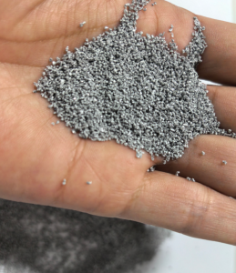 出售白边铝箔颗粒，出水90含量94.87，24目