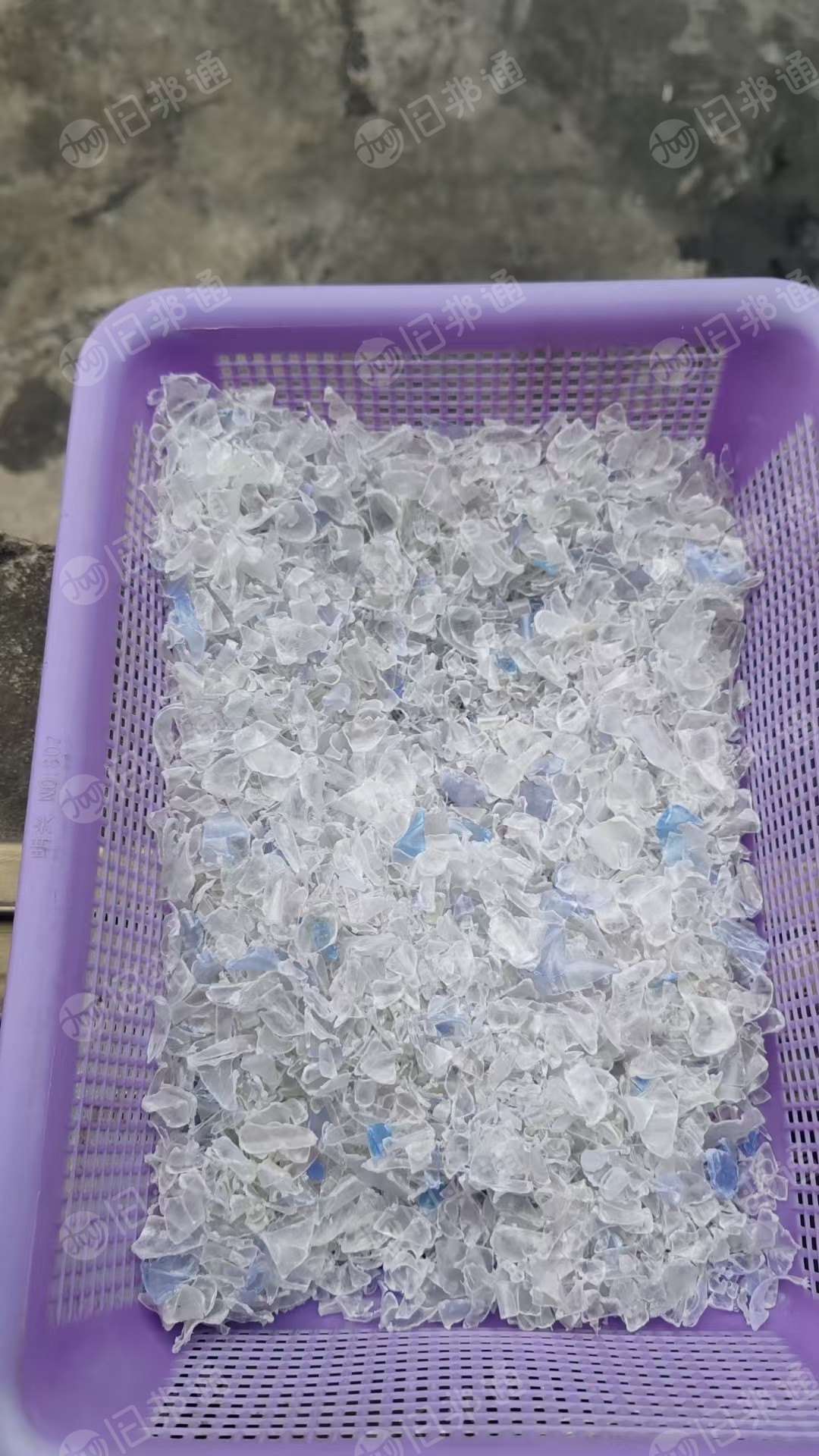 出售一级热洗蓝白瓶片，月供800吨