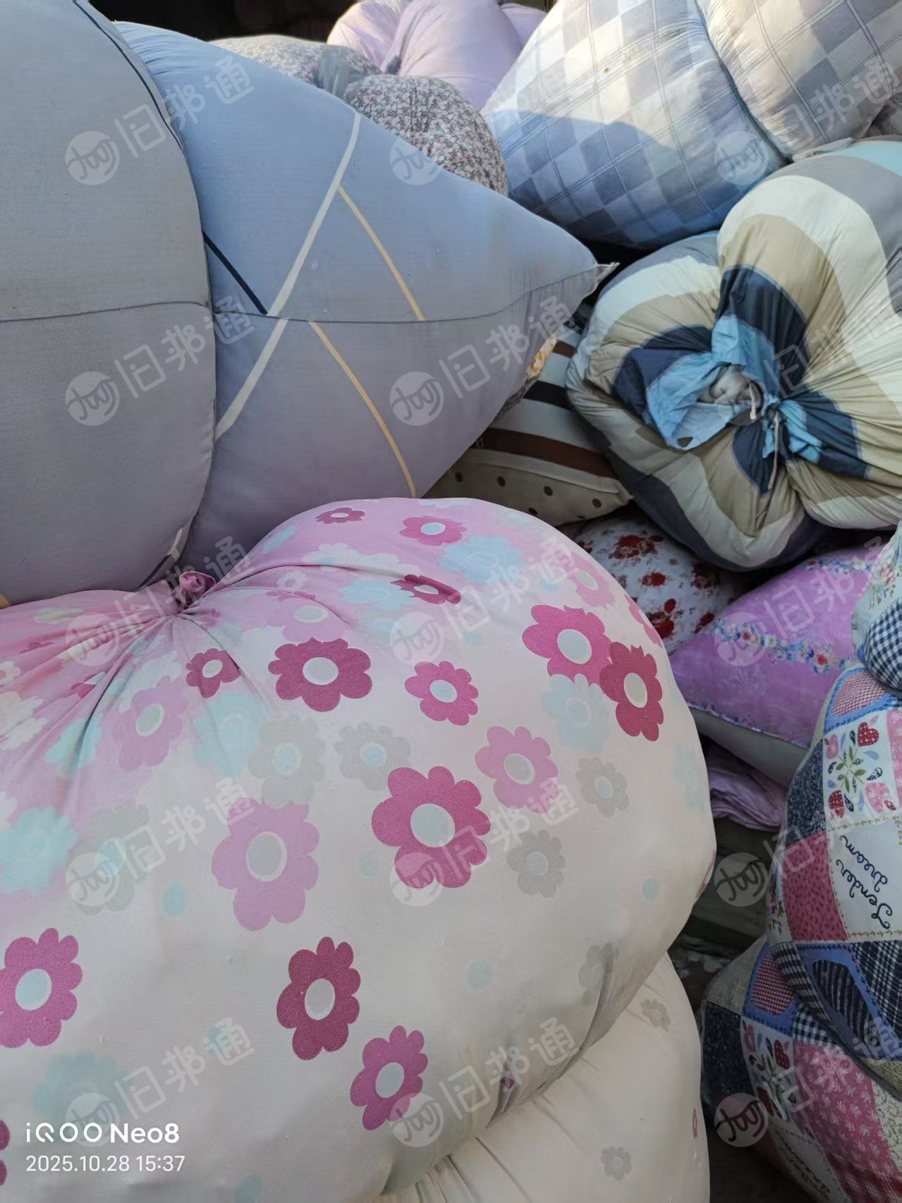 长期出售旧衣服分拣货，枕芯棉，旧棉被，大白，二白等，在江苏宿迁