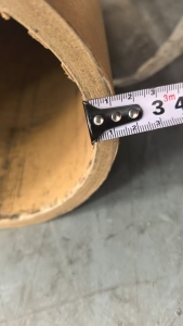 长期出售6寸二手纸管，厚度1.2cm和1.5cm，长度2米多